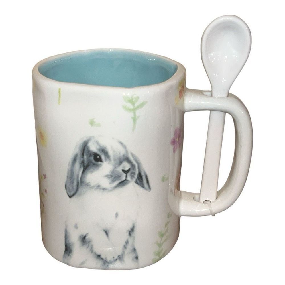 Arlington Designs Easter Bunny 14 oz. Coffee/Tea Mug W/Spoon